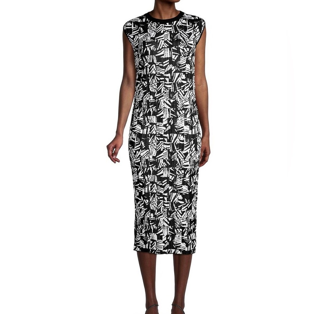 Hugo Boss Black and White Dress